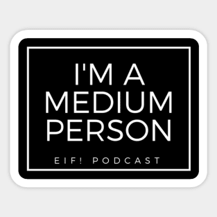 Medium Person Logo Sticker